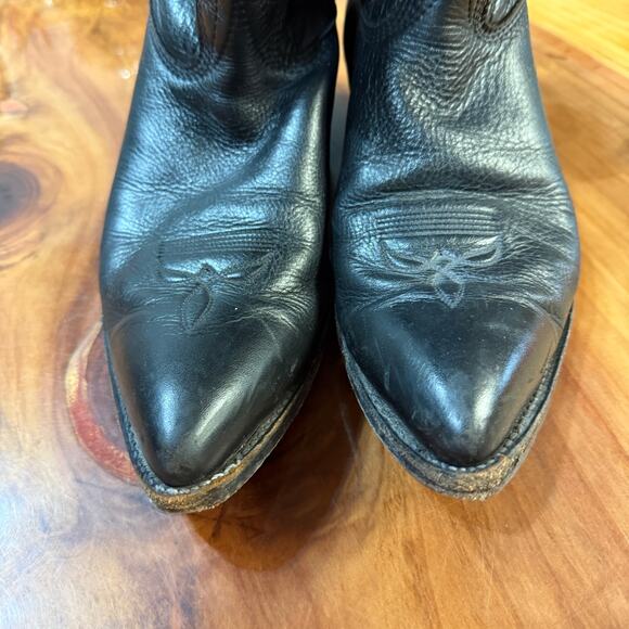 Stewart Leather Boots Mens 10 1/2 B Cowboy Western Vintage 1977 - Picture 5 of 10
